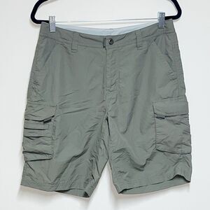 NWOT REI Nylon Sahara Bermuda Cargo Shorts Womens 9" Outdoor Hiking Green Sz 8